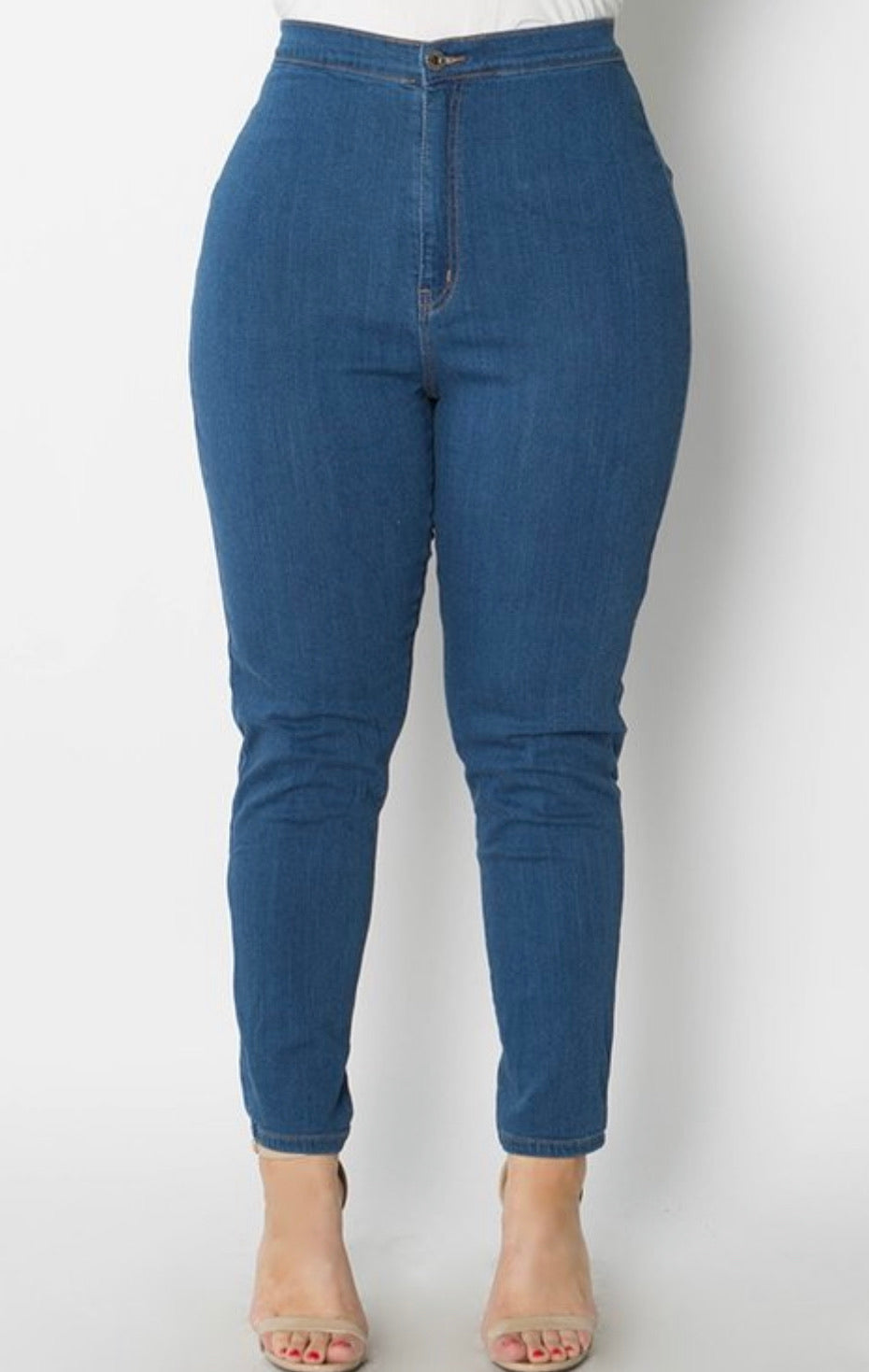 Laced High Waisted Jeans